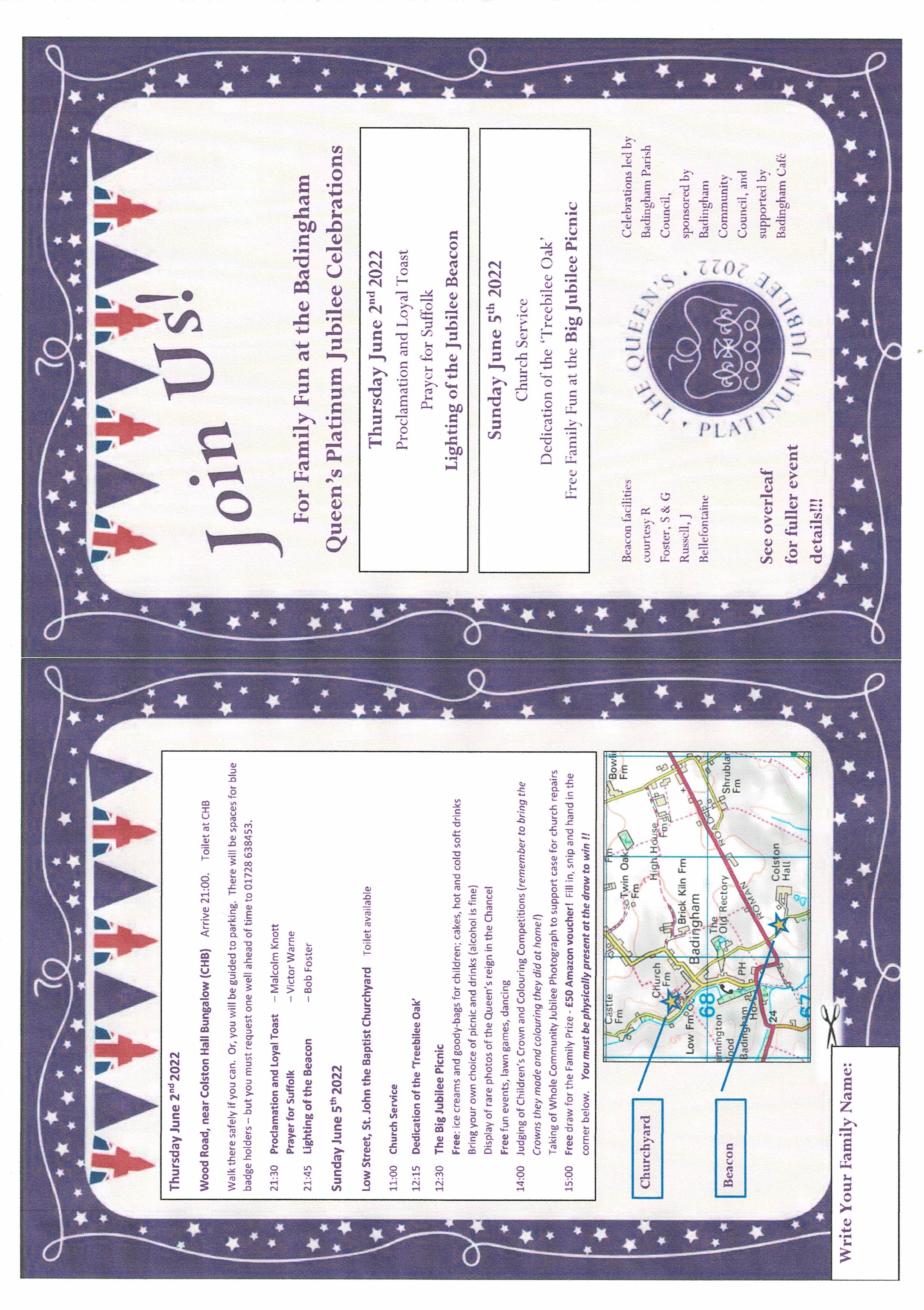Queens Jubilee flyer